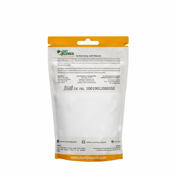 Organic Fenugreek 200 g by Just Organik|200gm|0.44 lbs