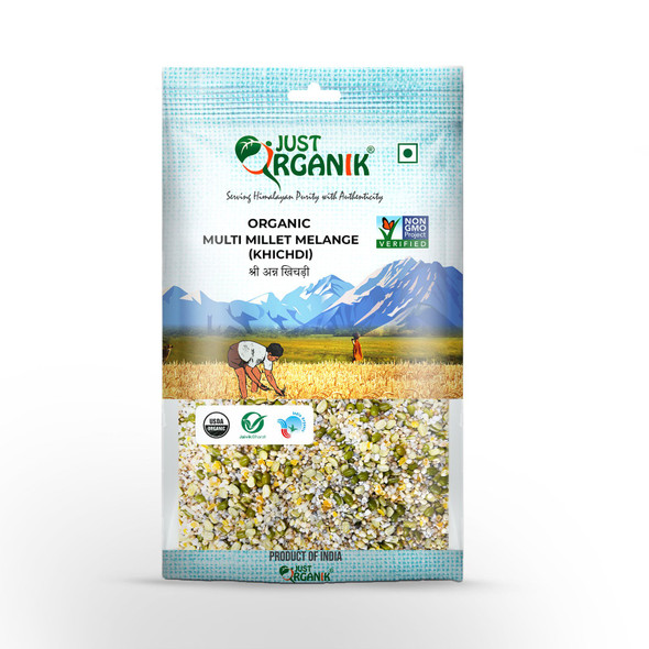 Organic Multi-Millet Melange by Just Organik|1000gm|2.2 lbs