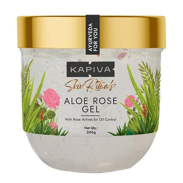 Aloe Rose Gel by Kapiva|300gm|0.66 lbs