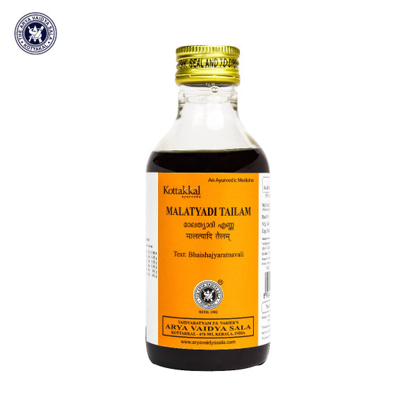 Malathyadi Keratailam by Kottakkal Arya Vaidya Sala|200ml|0.44 lbs