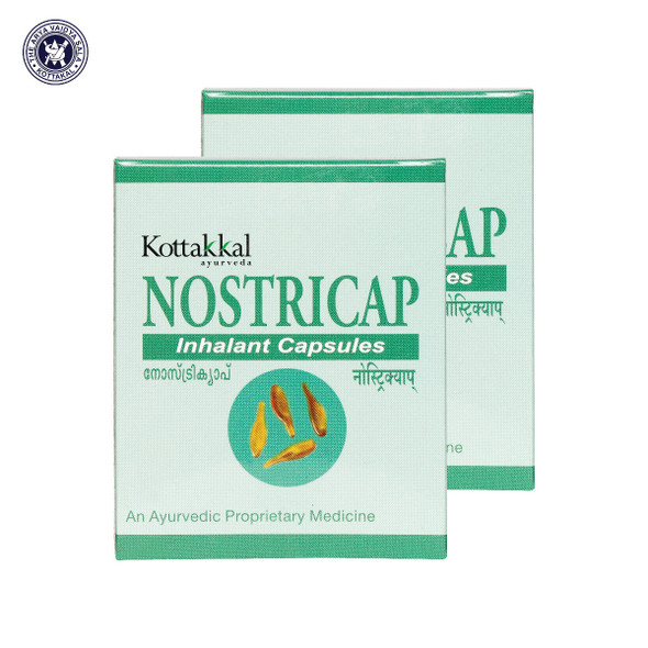 Nostricap Pack of 10 strips by Kottakkal Arya Vaidya Sala|50gm|0.11 lbs