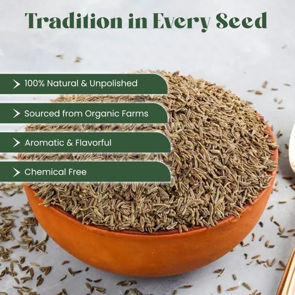 Organic Cumin Seeds by IKAI Organics|100gm|0.22 lbs