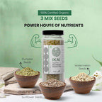 Organic Roasted Seed Mix by IKAI Organics|100gm|0.22 lbs