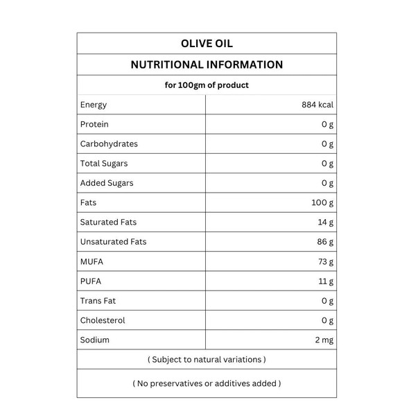 Organic Virgin Olive Oil by IKAI Organics|500gm|1.1 lbs