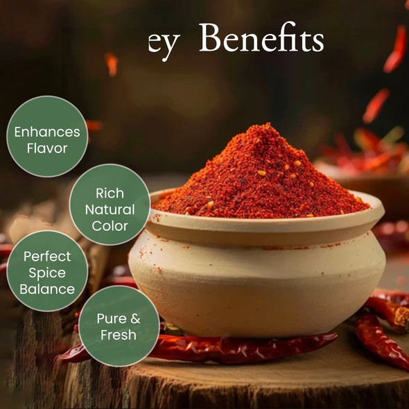 Organic Red Chilli Powder by IKAI Organics|100gm|0.22 lbs