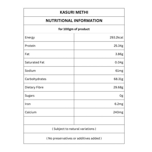 Organic Kasuri Methi by IKAI Organics|10gm|0.02 lbs
