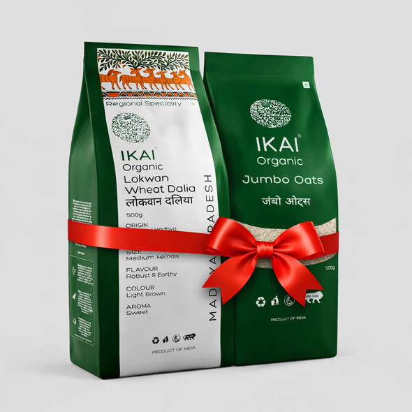 Healthy Breakfast Duo by IKAI Organics|500gm|1.1 lbs