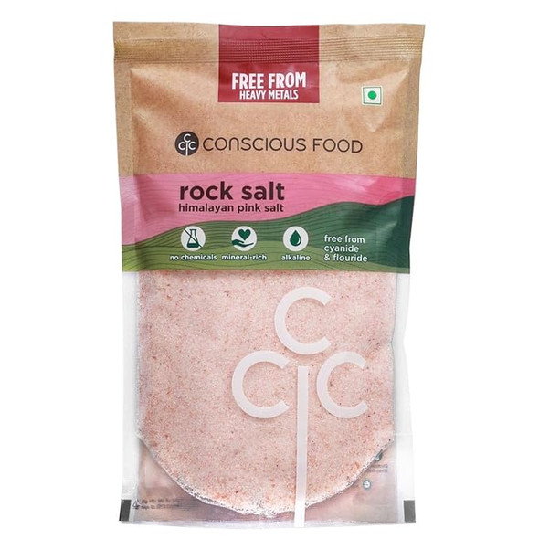 Rock Salt / Saindha Namak by Conscious Food|1000gm|2.2 lbs