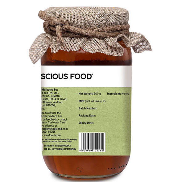 Himalayan Multiflora Honey by Conscious Food|500gm|1.1 lbs