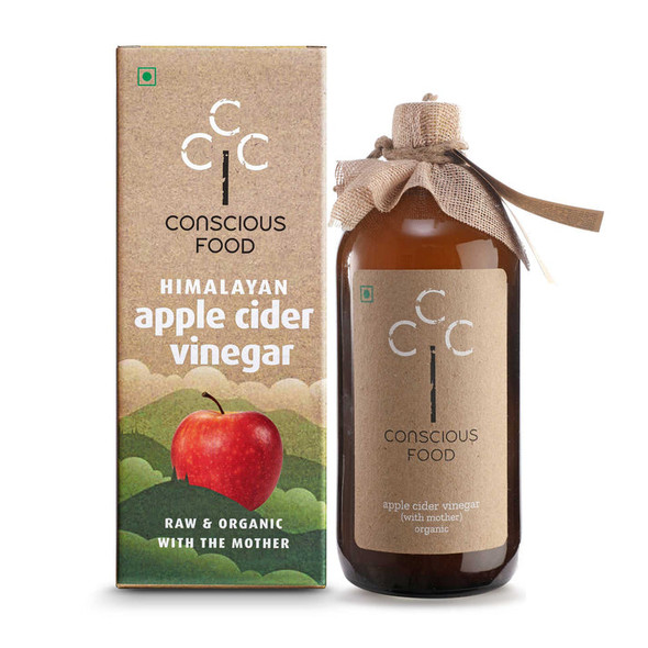Himalayan Apple Cider Vinegar by Conscious Food|500gm|1.1 lbs