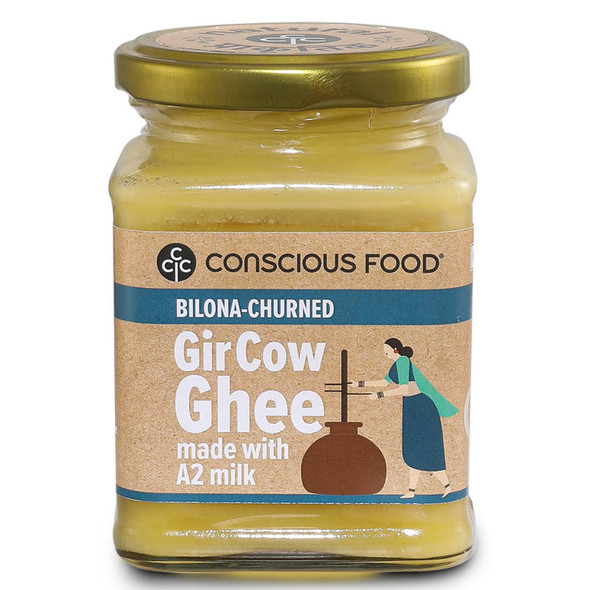 A2 Gir Cow Ghee by Conscious Food|200gm|0.44 lbs