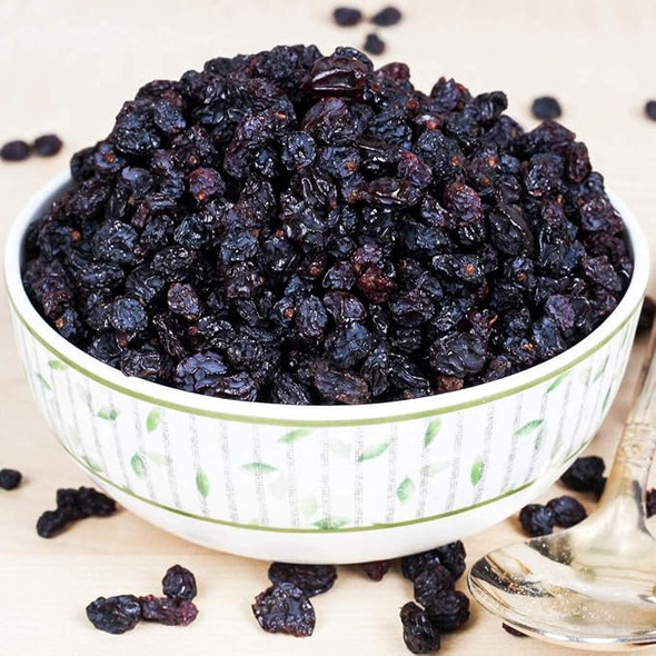 Organic Dried Black Currant | Dried Greece Black Currents | Seedless Black Raisins by Radha Govind|1000gm|2.2 lbs