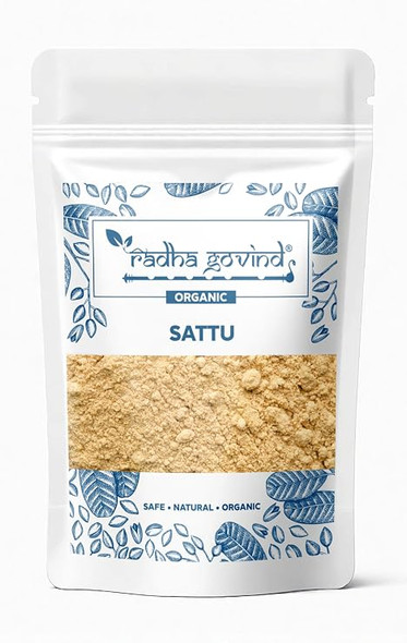 Organic Chana Sattu | Sattu Powder by Radha Govind|500gm|1.1 lbs
