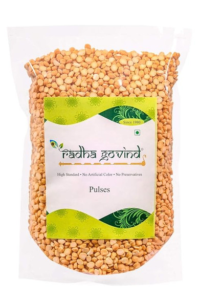 Organic Chana Dal by Radha Govind|500gm|1.1 lbs