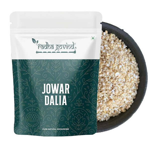 Organic Jowar Dalia by Radha Govind|1000gm|2.2 lbs