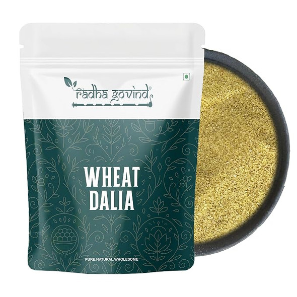 Organic Wheat Dalia by Radha Govind|500gm|1.1 lbs