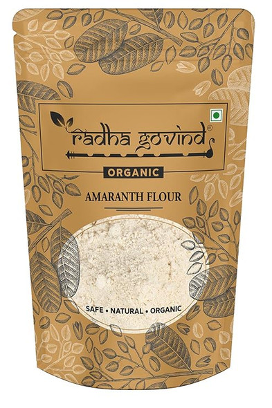Organic Amaranth Flour | Rajgira Flour | by Radha Govind|500gm|1.1 lbs