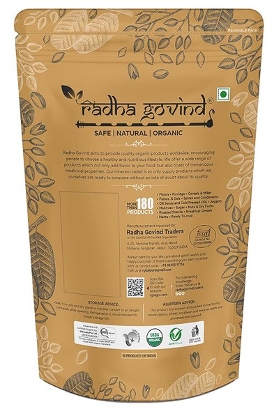 Organic Amaranth Flour by Radha Govind|500gm|1.1 lbs