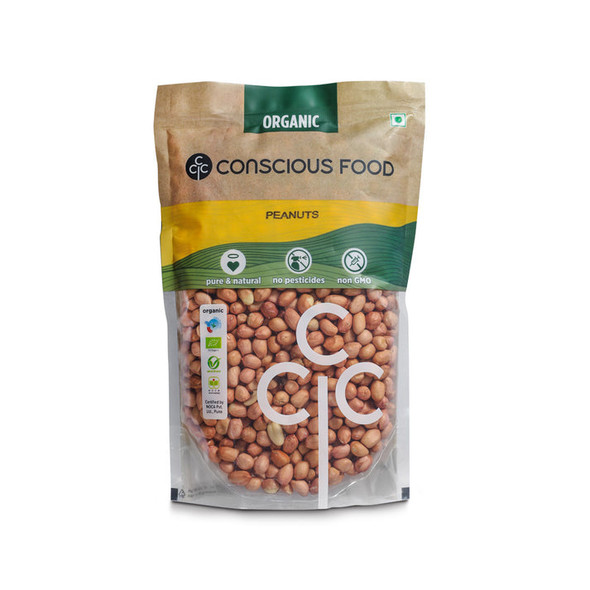Peanuts by Conscious Food|500gm|1.1 lbs