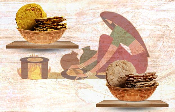ATHARV Organic KHADAK RAGI ROTI (FINGER MILLET) I Ready to Eat I Pack of 2 (10Pc Each Box) I 100% Organic I Hi Fiber, Gluten Free I Healthy Product |500gm|1.1 lbs