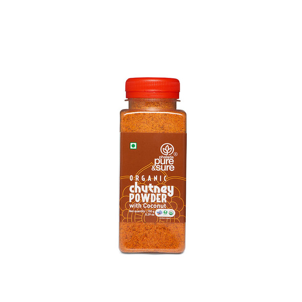 Phalada Pure & Sure Organic Chutney Powder - Coconut |150gm|0.33 lbs
