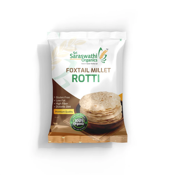 Sri Saraswathi Organics Foxtail Millet Rotti |200gm|0.44 lbs