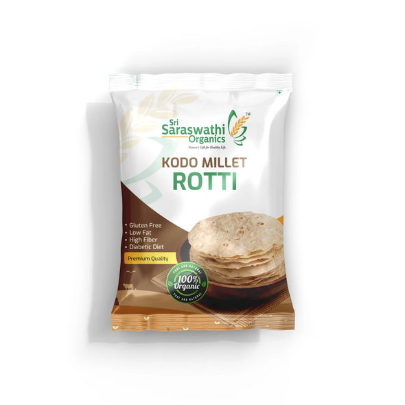 Sri Saraswathi Organics Kodo Millet Desi Rotti |200gm|0.44 lbs