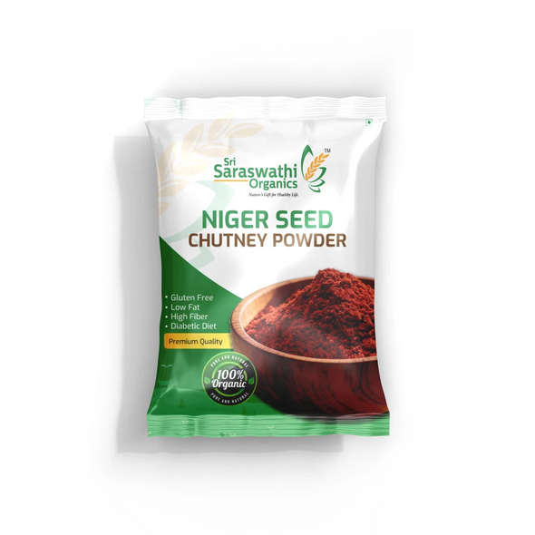 Sri Saraswathi Organics Niger Chutney Powder |500gm|1.1 lbs