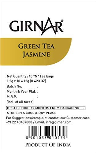 Girnar Green Tea With Jasmine |12gm|0.03 lbs