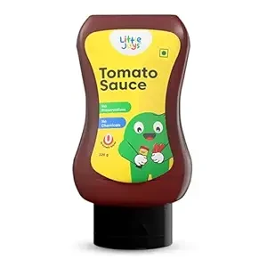 Little Joys Tomato Sauce Squeeze for Kids | No Refined Sugar, No Added Preservatives or Chemicals | Made with Jaggery | 100% Vegetarian Tomato Ketchup |320gm|0.71 lbs