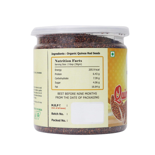 ELWORLD ORGANIC Red Quinoa Seed by EL WORLD|350gm|0.77 lbs