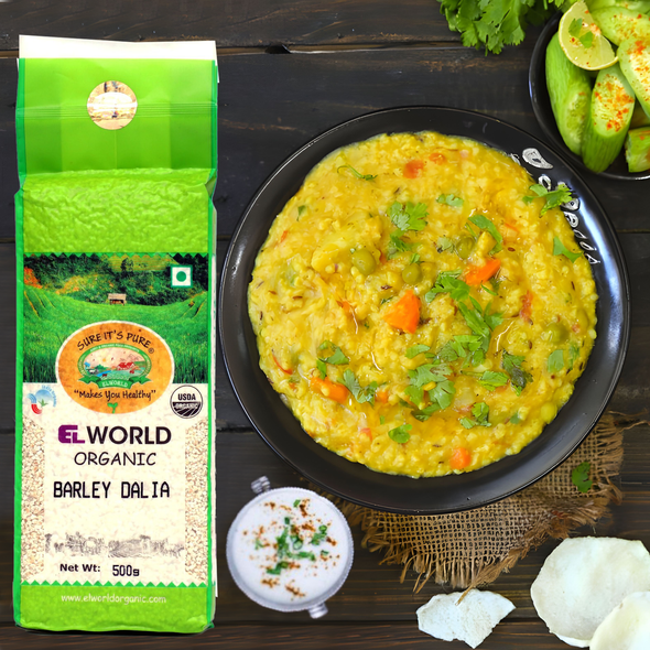 ELWORLD ORGANIC Barley Dalia by EL WORLD|500gm|1.1 lbs