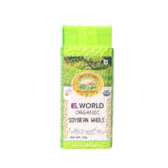 ELWORLD ORGANIC Soybean Whole by EL WORLD|1000gm|2.2 lbs