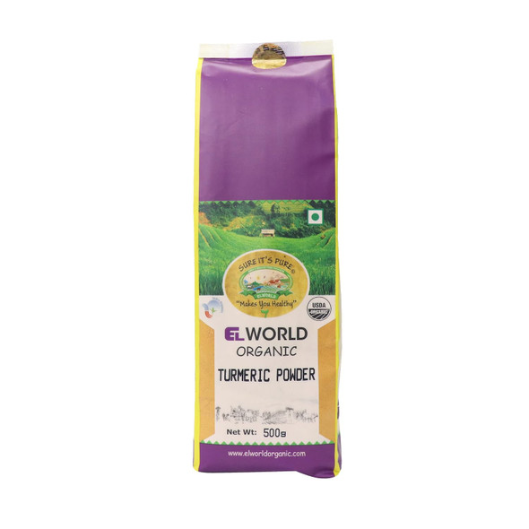 ELWORLD ORGANIC Turmeric Powder by EL WORLD|500gm|1.1 lbs
