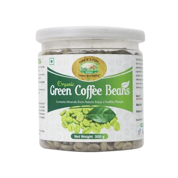 ELWORLD ORGANIC Green Coffee Beans by EL WORLD|300gm|0.66 lbs