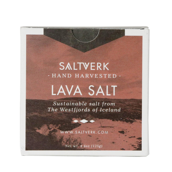 ELWORLD ORGANIC Saltverk Flaky Lava Salt,Handcrafted Gourmet Salt Flakes from Iceland by EL WORLD|100gm|0.22 lbs