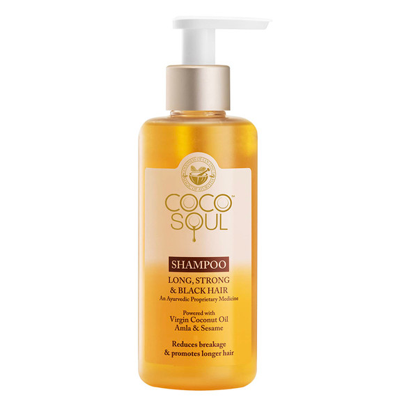 Shampoo - Amla & Sesame, For Long, Strong & Black Hair by Coco Soul|200gm|0.44 lbs