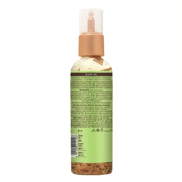 Coco Soul Dandruff Control Hair Oil - With 31 Herbs, Soothes Scalp |95gm|0.21 lbs