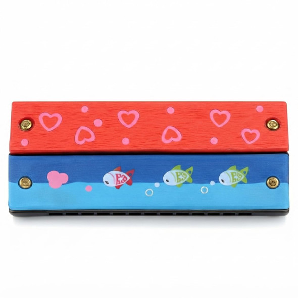 Neotea Harmonica Mouth Organ Wooden Musical Instrument for Kids | Pack of 2 |100gm|0.22 lbs