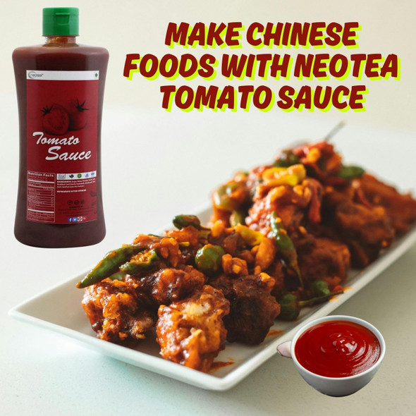 Neotea Natural Tomato Sauce - Authentic & Rich Flavor, Made with Fresh |500gm|1.1 lbs