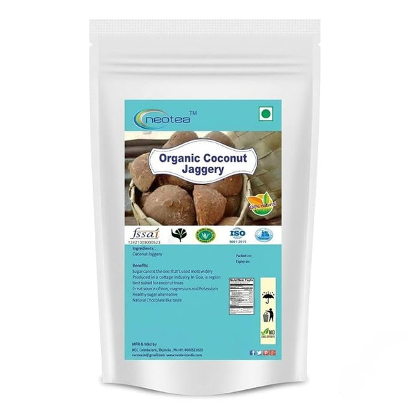 Neotea Organic Coconut Jaggery |500gm|1.1 lbs