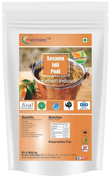 Neotea Sesame Idli Podi |400gm|0.88 lbs
