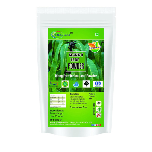 Neotea Pure Mango Leaf Powder |300gm|0.66 lbs