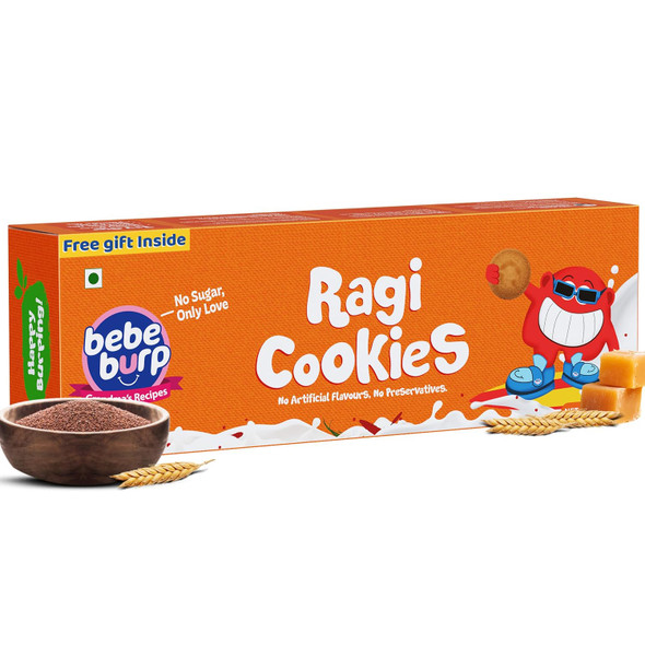 Bebe Burp Ragi Cookies |150gm|0.33 lbs