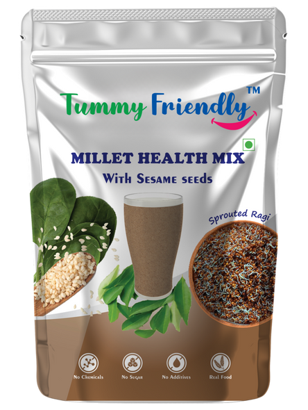 Tummy Friendly Organic Sesame Seed Millet Health Mix   |300gm|0.66 lbs
