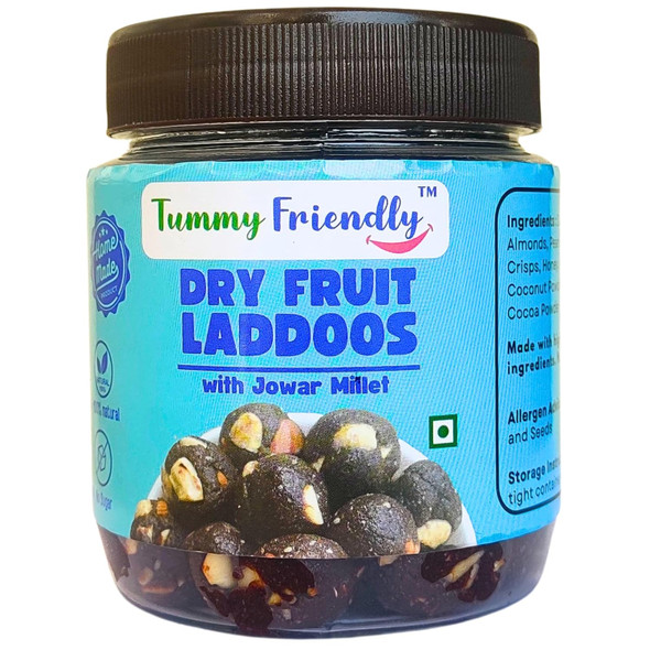 Tummy Friendly Dry Fruit Laddus with Jowar Millet   |300gm|0.66 lbs