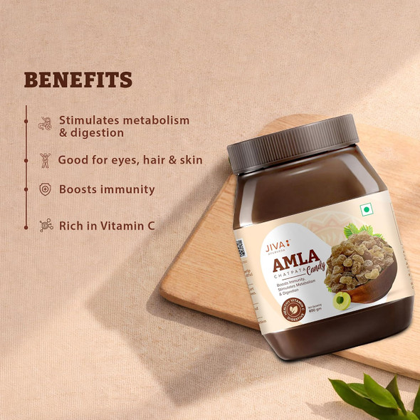 Jiva Amla Chatpata Candy Pack of 1   |200gm|0.44 lbs