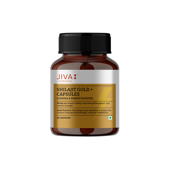 Jiva Gold Shilajit 30 Capsules Pack of 1   |30gm|0.07 lbs