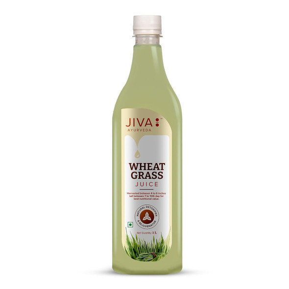 Jiva Wheatgrass Juice Pack of 1   |1000gm|2.2 lbs