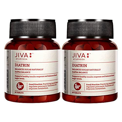 Jiva Diatrin Tablets 500mg | 60 Tablets Pack of 2   |120gm|0.26 lbs